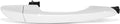 DNA MOTORING Rear Right Outer Door Handle Compatible with 16-21 Hyundai Tucson, Fits Model w/o Smart Entry, Chrome, OEM-DHO-01225