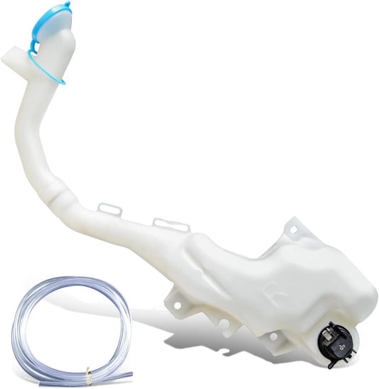 DNA Motoring OEM-WT-HO1288185 Factory Style Windshield Washer Fluid Reservoir w/Cap Tube & Fluid Pump Compatible with 2006-2011 Civic Sedan