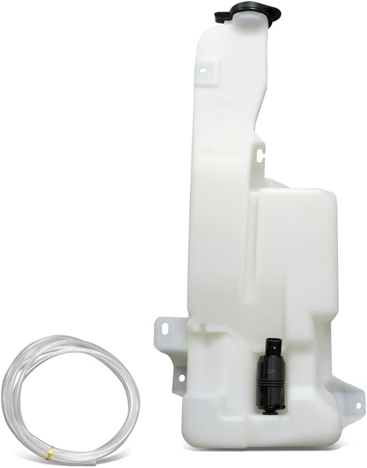 DNA Motoring OEM-WT-GM1288127 OE Style Windshield Washer Fluid Reservoir w/Pump & Cap Compatible with 99-06 Silverado/Sierra 1500 2500