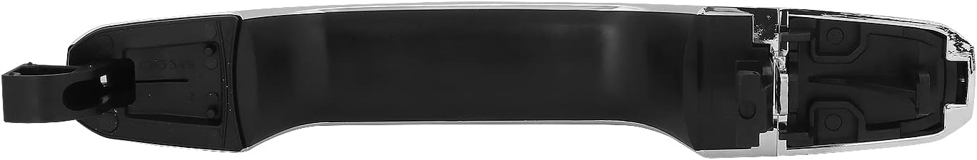 DNA MOTORING OEM-DHO-00484 Rear Left/Right Side Door Pull Handle Compatible with 2014-2018 Silverado/Sierra 1500 Crew Cab, Chrome