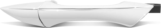 DNA MOTORING Front Right Outer Door Handle Compatible with 09-14 Acura TSX w/o Keyhole, Chrome, OEM-DHO-01102