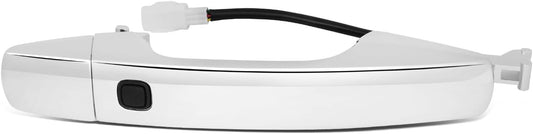 DNA MOTORING Rear Passenger Outer Door Handle Compatible with 08-15 LX570, Land Cruiser, Chrome, OEM-DHO-01533