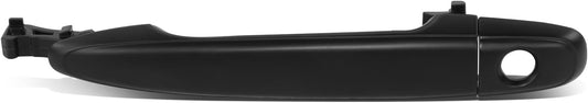 DNA MOTORING Front Driver Outer Door Handle Compatible with 03-09 Lexus GX470, 03-09 4Runner, 05-15 Tacoma, w/Keyhole, Black, OEM-DHO-01487