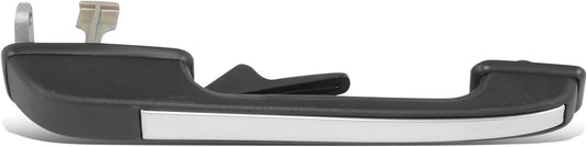 DNA MOTORING Rear Passenger Side Outer Door Handle Compatible with 80-87 Audi 4000 84-87 4000 Quattro, Black/Chrome, OEM-DHO-00018
