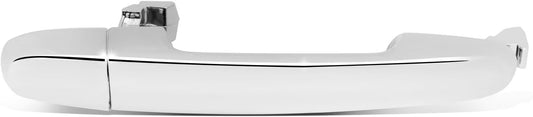 DNA MOTORING Rear Driver, Passenger Outer Door Handle Compatible with 02-03 Lexus ES300, 04-06 xA, 03-14 Matrix,07-12 Yaris, Chrome, OEM-DHO-01474