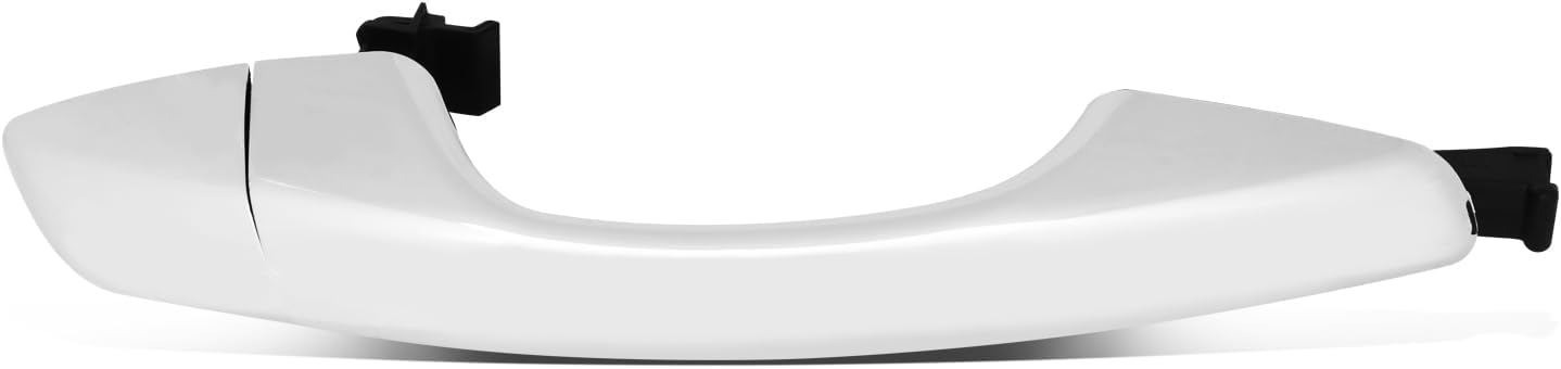 DNA MOTORING Front Right Outer Door Handle Compatible with 16-21 Hyundai Tucson, w/o Keyhole, Chrome, OEM-DHO-01229