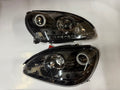 00-06 MERCEDES BENZ S430 S500 S600 BLACK CLEAR HOUSING WITH PROJECTOR HALOGEN LED
