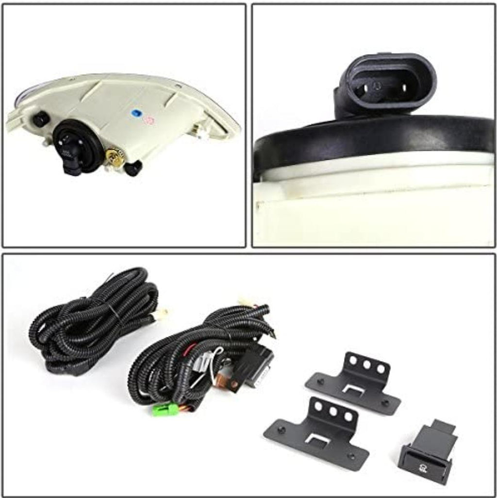 02-08 CAMRY/SOLARA/COROLLA FOG LIGHT W/SWITCH CLEAR FL-ZTL-139-CH