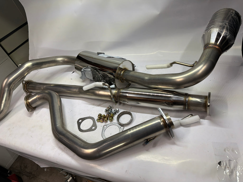WRAPPED HONDA CRX HATCHBACK 1988-1991 CATBACK EXHAUST