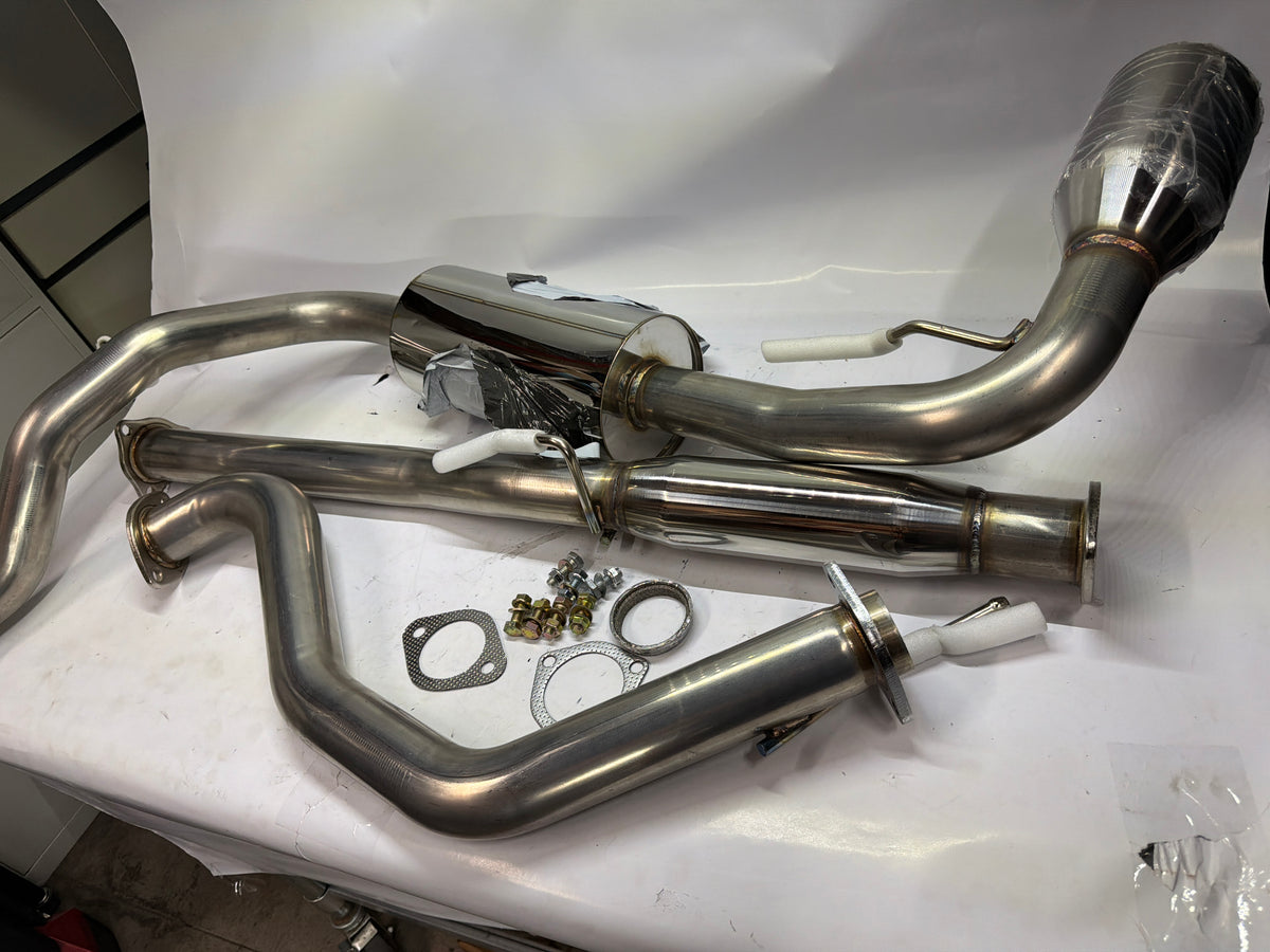 WRAPPED HONDA CRX HATCHBACK 1988-1991 CATBACK EXHAUST