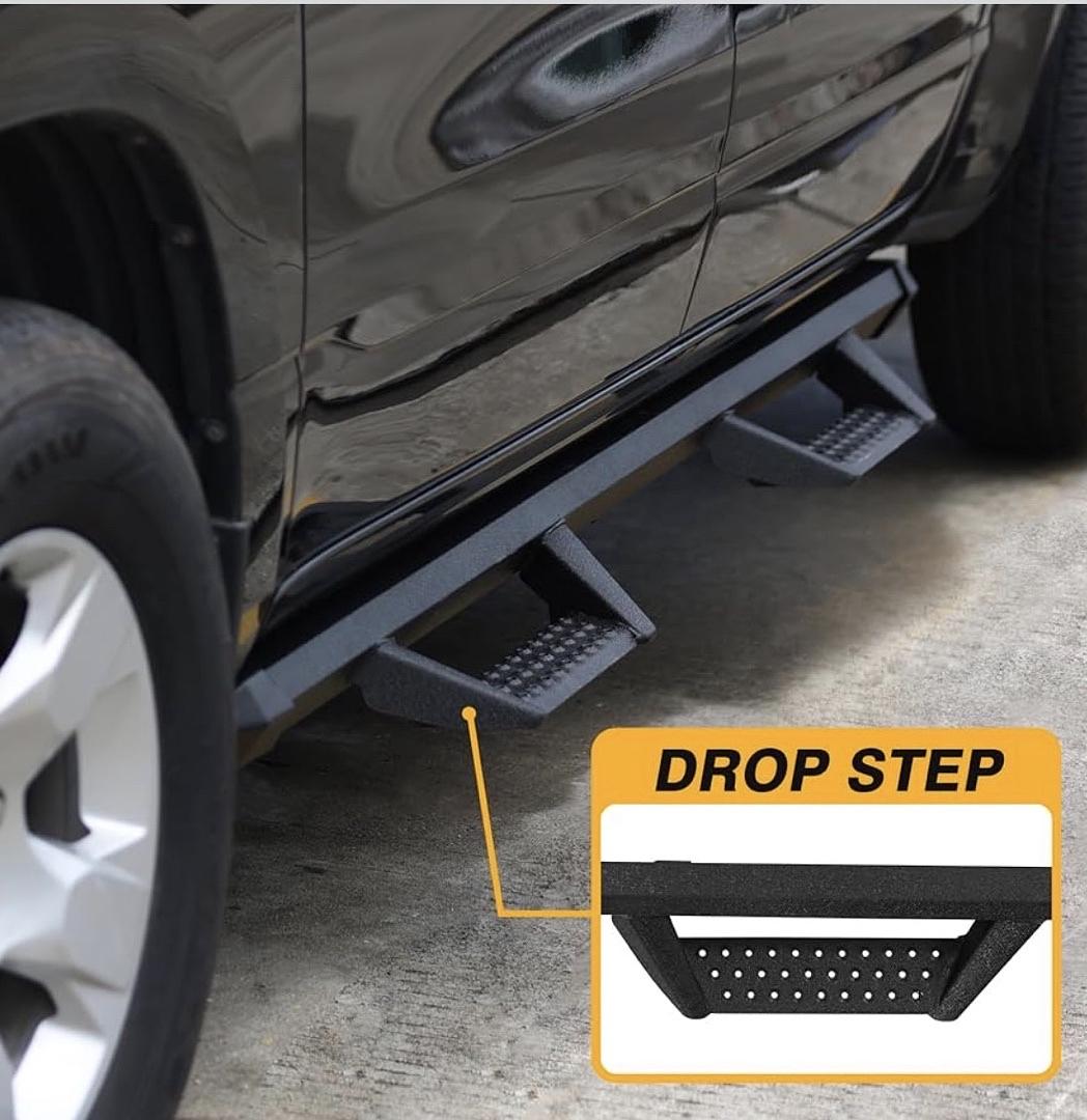 15-26 CHEVROLET COLORADO CREW CAB OFF ROAD POWDER COATED RUNNING BOARDS SIDESTEPS STEPPERS ESCALON