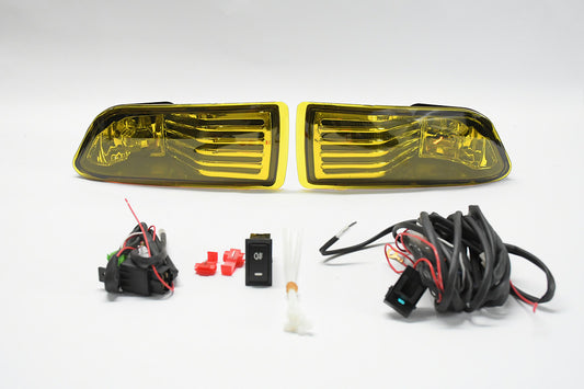 FRONT BUMPER AMBER FOG LIGHTS ENHANCED VISIBILITY FOR 05-10 SCION TC, LUZ ANTINIEBLA PARACHOQUES DELANTERO FL-ZTL-153-AM
