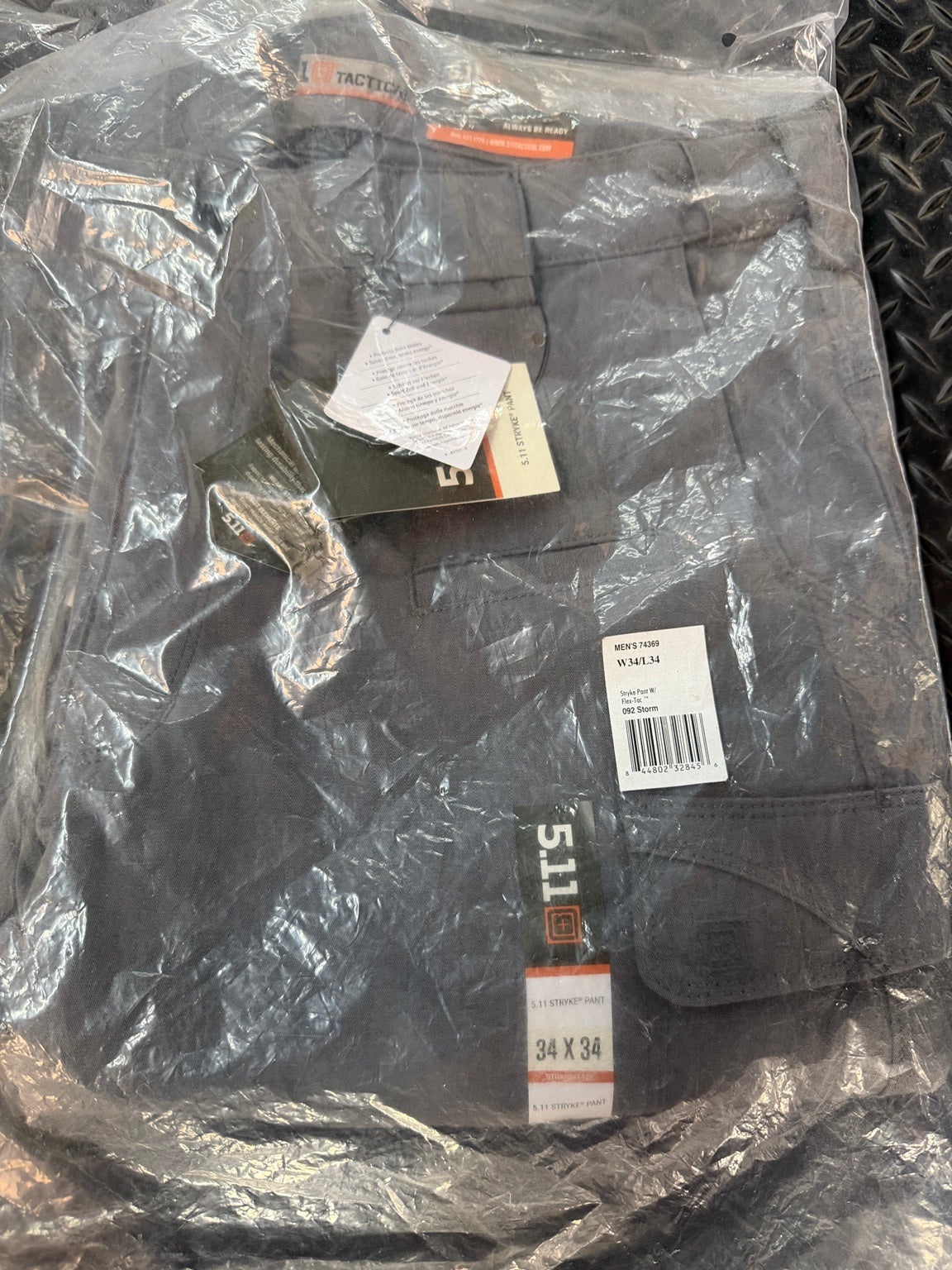 Actual new 5.11 Stryke pants Storm gray 34 x 34