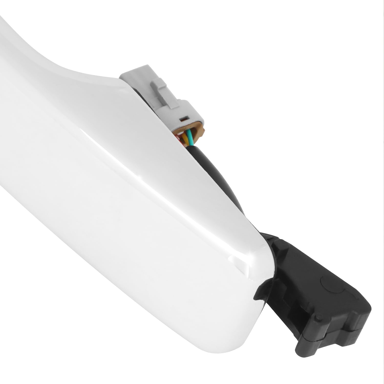 DNA MOTORING Front Right Outer Door Handle Compatible with 14-19 Kia Soul, w/o Keyhole, Chrome, OEM-DHO-01294