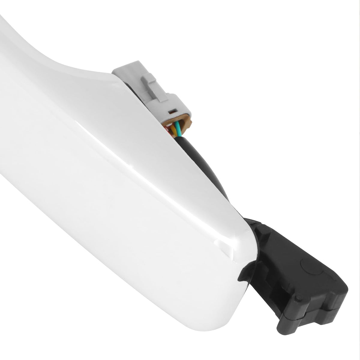 DNA MOTORING Front Right Outer Door Handle Compatible with 14-19 Kia Soul, w/o Keyhole, Chrome, OEM-DHO-01294