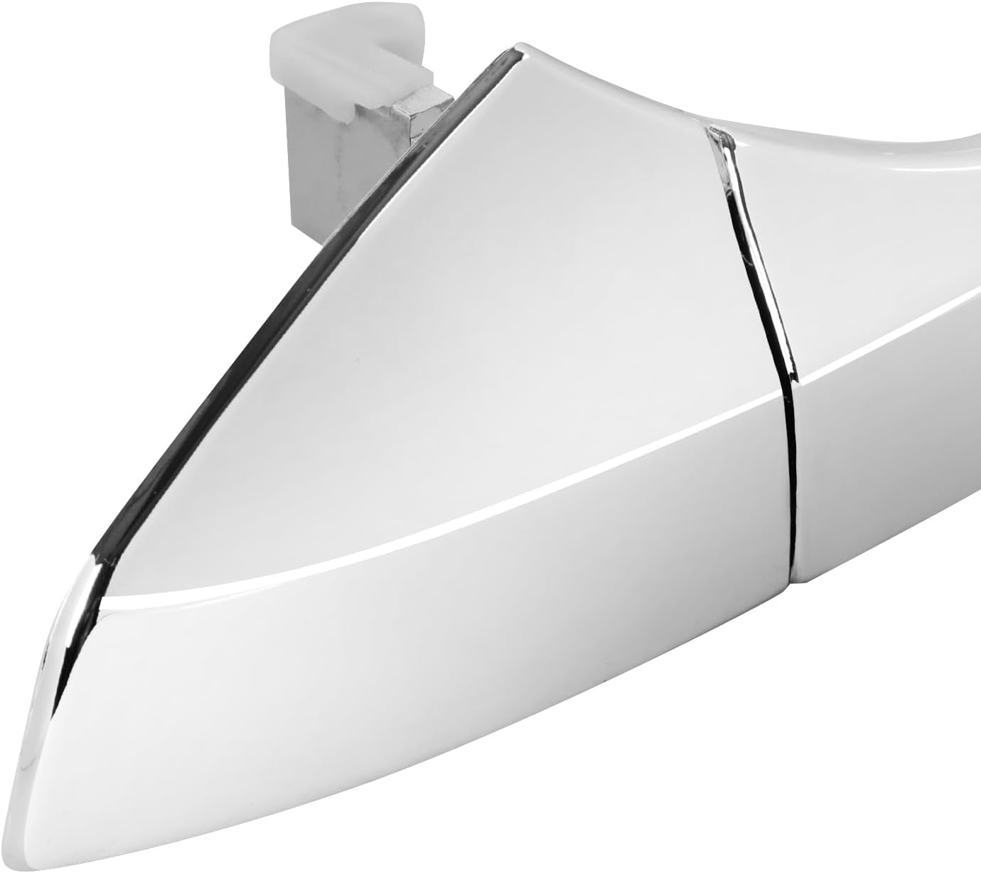 DNA MOTORING Front, Rear Right Outer Door Handle Compatible with 08-12 Honda Accord,w/o Keyhole, Chrome, OEM-DHO-01095