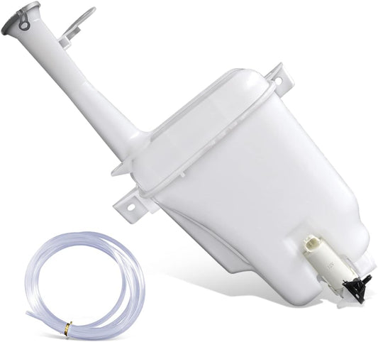 DNA Motoring OEM-WT-NI1288146 Factory Style Windshield Washer Fluid Reservoir W/Cap Tube & Pump Compatible with 2014-2019 Versa