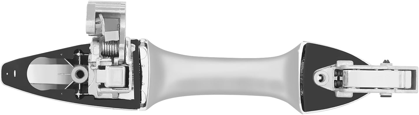 DNA MOTORING Rear Left Outer Door Handle Compatible with 07-12 Acura RDX, Chrome, OEM-DHO-01032