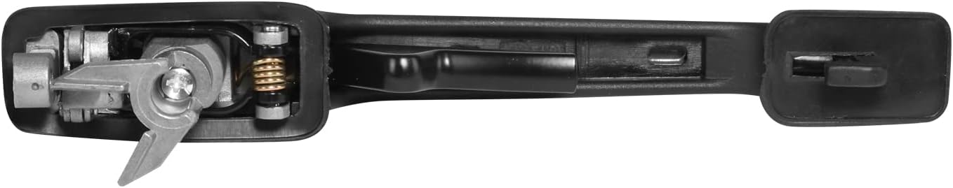 DNA MOTORING OEM-DHO-00141 Front Left Side Outer Door Handle w/Key Hole Compatible with 1985-1992 Volkswagen Golf / 1985-1992 Jetta / 1979-1984 Rabbit / 1980-1984 Rabbit Convertible , Black