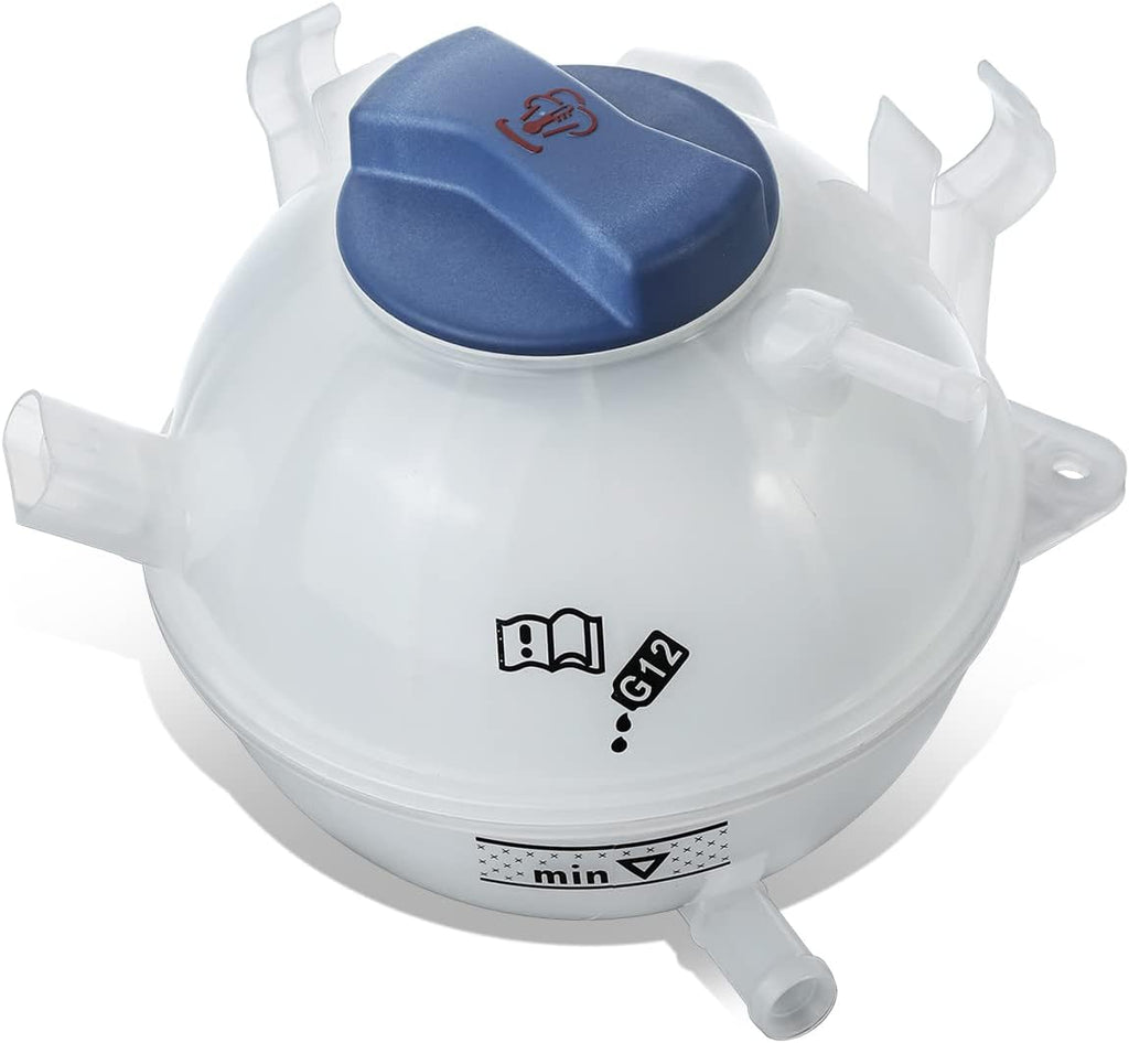 DNA MOTORING OEM-RT-VW3014104 Coolant Overflow Reservoir w/Cap Compatible with 06-13 A3 / 08-14 TT / 13-16 Beetle / 10-14 Golf / 05-16 Jetta / 06-09 Rabbit 1.4L, 1.8L, 2.0L Turbo, 2.5L, 3.2L, 3.6L