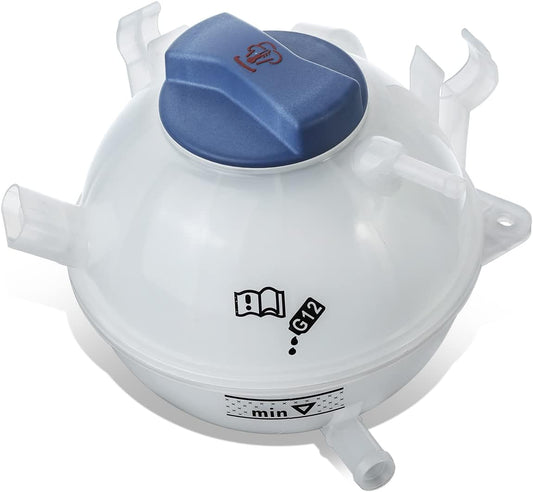 DNA MOTORING OEM-RT-VW3014104 Coolant Overflow Reservoir w/Cap Compatible with 06-13 A3 / 08-14 TT / 13-16 Beetle / 10-14 Golf / 05-16 Jetta / 06-09 Rabbit 1.4L, 1.8L, 2.0L Turbo, 2.5L, 3.2L, 3.6L