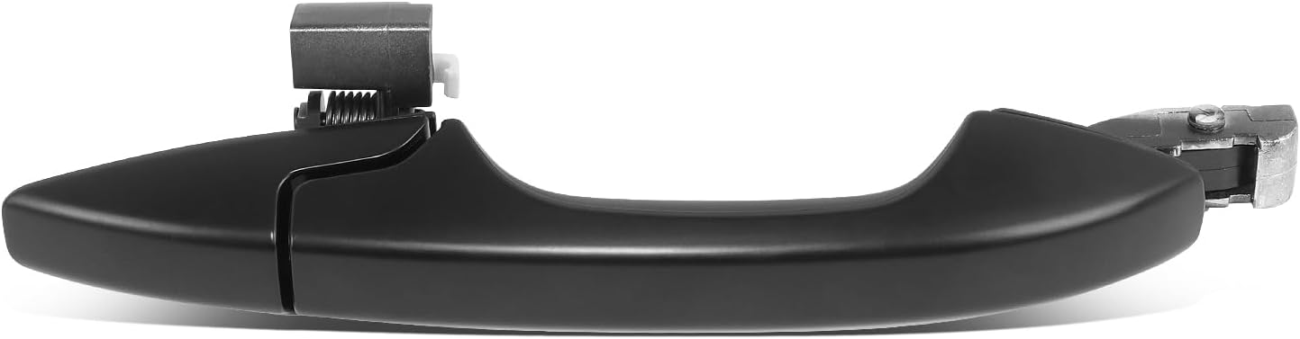 DNA MOTORING Front Right Outer Door Handle Compatible with 07-11 Honda CR-V, W/O Key Hole, Primed Black, OEM-DHO-01117, 72140SWAA01