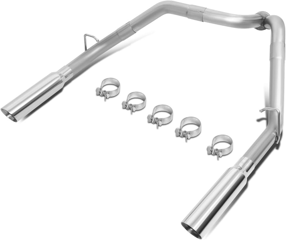 09-13 GMC SIERRA CHEVY SILVERADO 6.2L AXLE CATBACK EXHAUST SYSTEM WITH DUAL