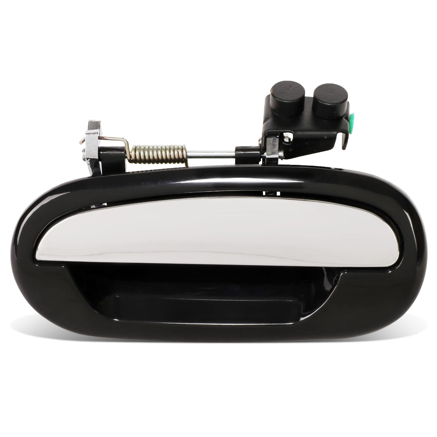 DNA MOTORING OEM-DHO-00952 Tirador de puerta lateral trasera izquierda compatible con F-250 / F-350 / F-450 / F-550 / F-550 1999-2016 Super Duty se adapta a modelos de cabina doble con paquete