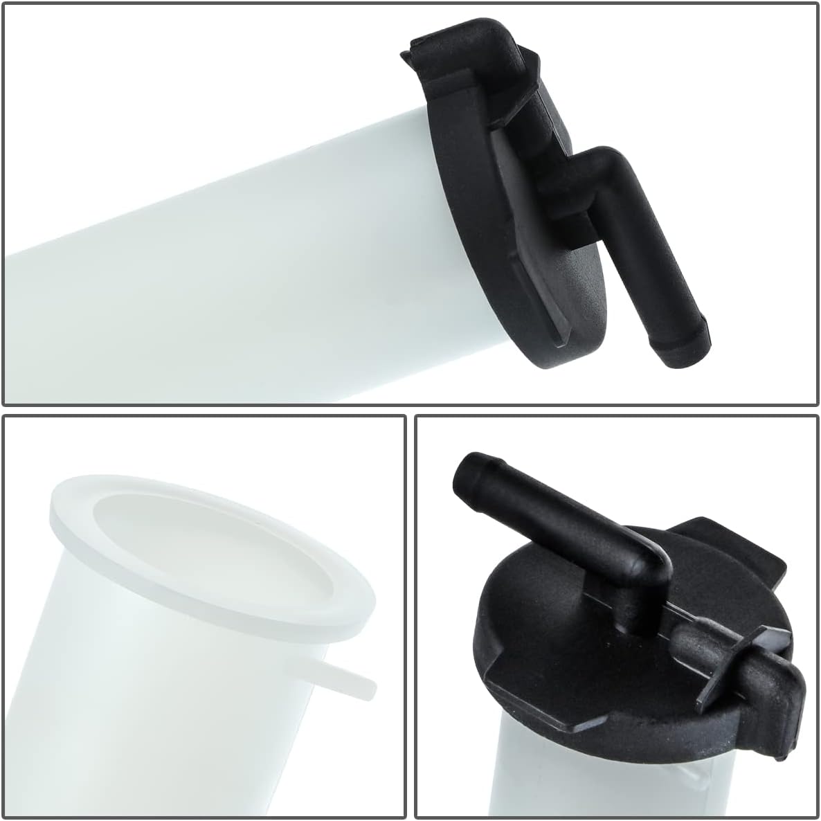 DNA MOTORING OEM-RT-HY3014109 OE Style Coolant Overflow Reservoir Tank w/Cap Compatible with 09-11 Accent