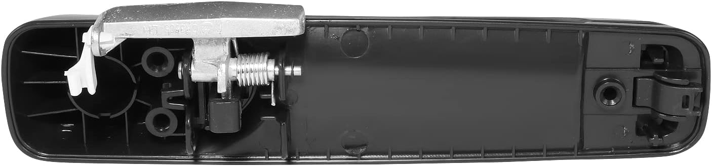 DNA MOTORING OEM-DHO-00685 Rear Left Side Outer Door Handle Compatible with 09-10 Dodge Ram 1500/2010 Ram 2500 3500 Crew Cab