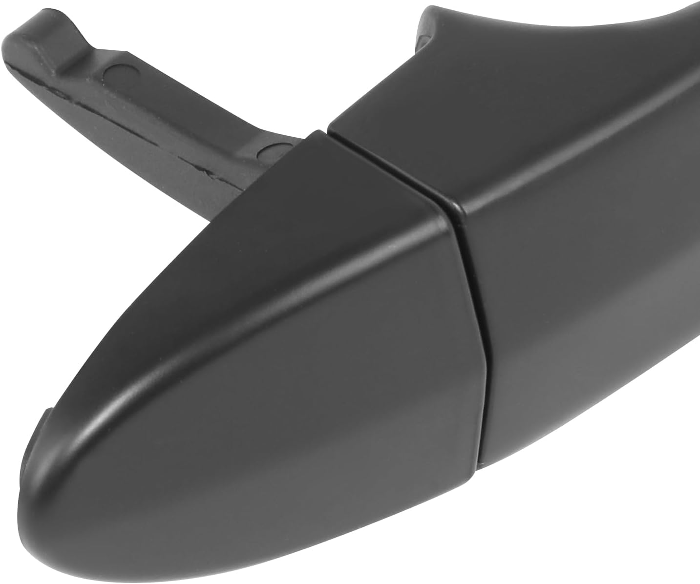 DNA MOTORING Front Passenger Side Outer Door Handle Compatible with 04-10 BMW X3, w/o Key Hole, Black, OEM-DHO-00087