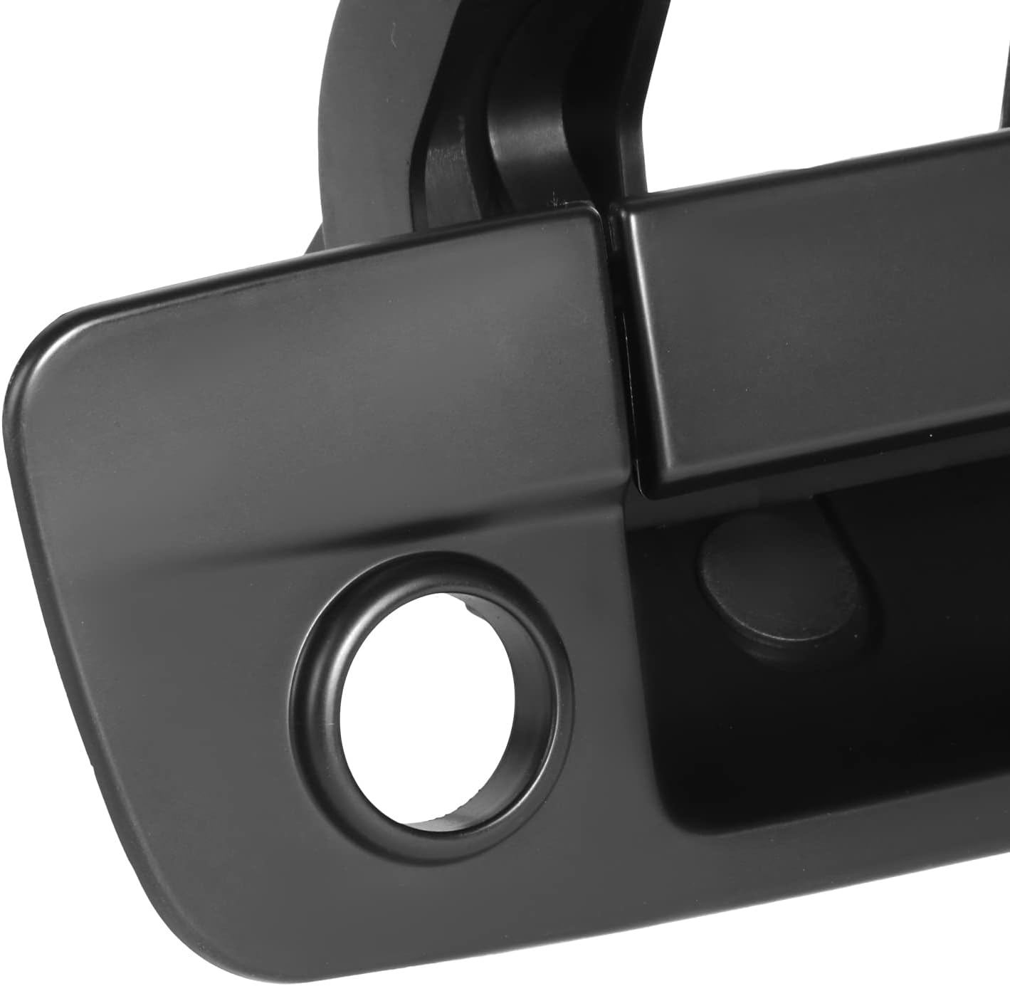 DNA MOTORING THO-PF-00031 Rear Tailgate Handle Compatible with 09-10 Dodge Ram 1500/2010 Dodge Ram 2500 3500,With Keyhole & Camera Hole,Black