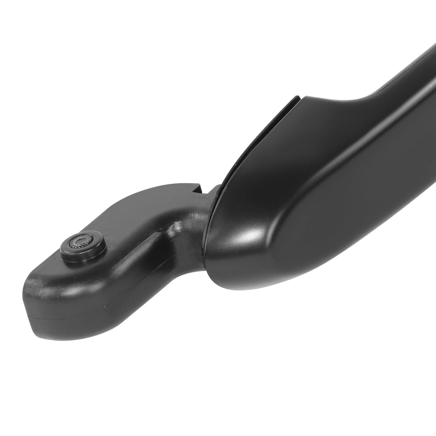 DNA MOTORING Rear Left Outer Door Handle Compatible with 06-11 Hyundai Accent, Black, OEM-DHO-01167