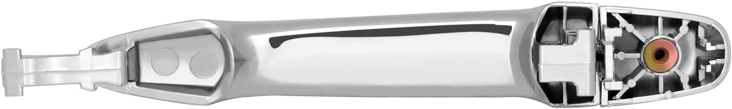 DNA MOTORING Rear Driver, Passenger Outer Door Handle Compatible with 03-09 Lexus GX470, 03-09 4Runner, 05-15 Tacoma, Chrome, OEM-DHO-01483