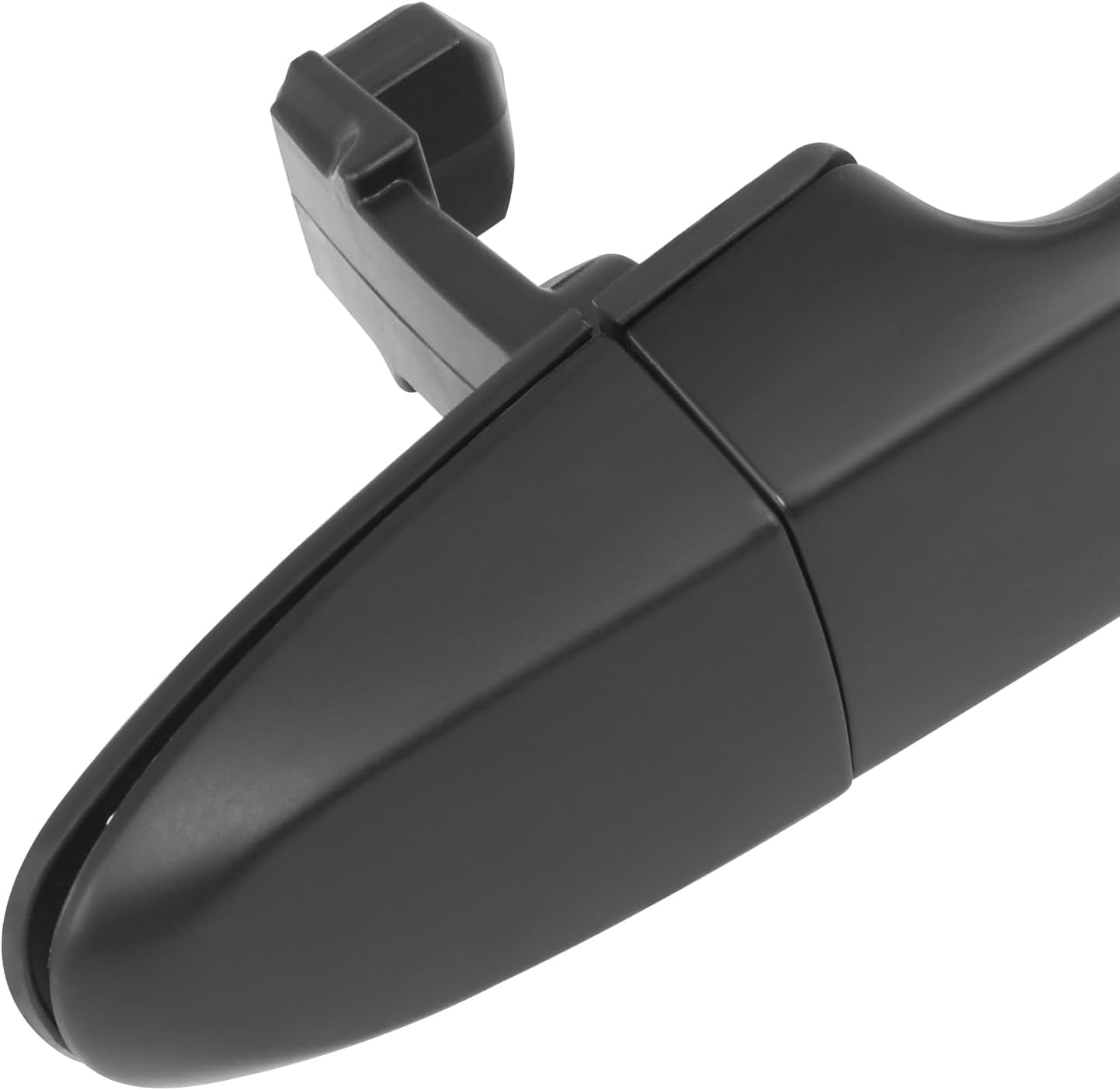 DNA MOTORING Rear Left/Right Outer Door Handle Compatible with 06-12 Hyundai Santa Fe, Primed Black, OEM-DHO-01221, 836522B000
