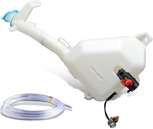 DNA Motoring OEM-WT-AC1288116 Car Windshield Washer Fluid Reservoir Assembly Compatible with 05-08 Acura RL w/Fluid Level Sensor