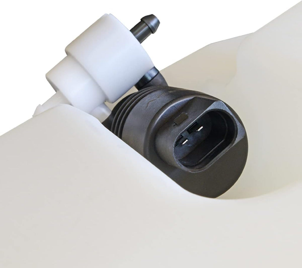 DNA Motoring OEM-WT-VW1288112 Factory Style Windshield Washer Fluid Reservoir w/Pump & Cap Compatible with 1999-2010 Golf / 2001 Jetta