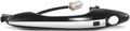 DNA MOTORING Front Left Outer Door Handle Compatible with 11-15 Kia Optima, w/Keyhole, Black Chrome, OEM-DHO-01262