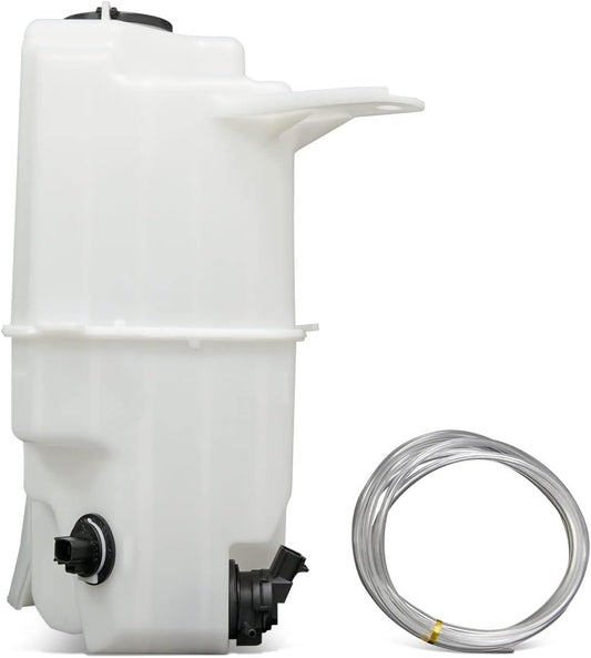 DNA Motoring OEM-WT-TO1288192 Factory Style Windshield Washer Fluid Reservoir Assembly Compatible with 2007-2015 Tundra w/Fluid Level Sensor
