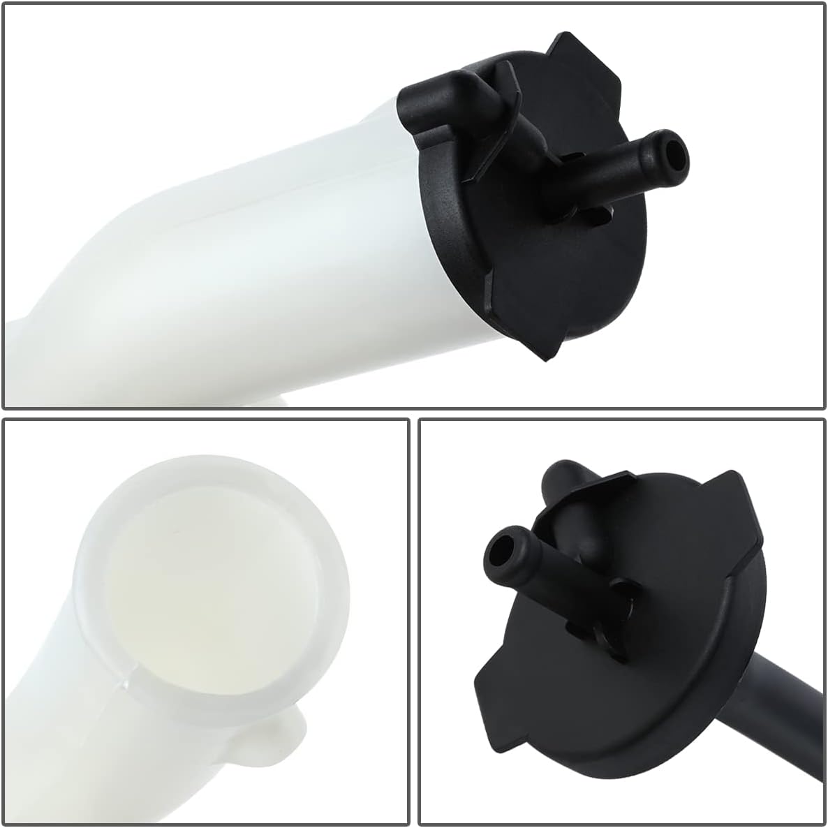 DNA MOTORING OEM-RT-TO3014101 OE Style Coolant Overflow Reservoir Tank w/Cap Compatible with 1998-2002 Corolla