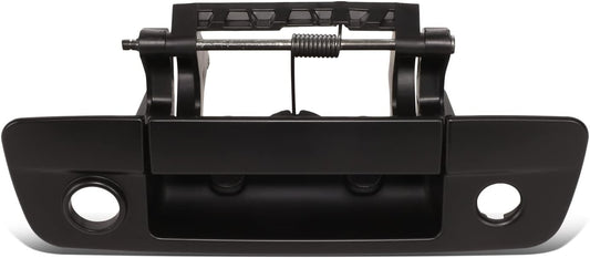 DNA MOTORING THO-PF-00031 Rear Tailgate Handle Compatible with 09-10 Dodge Ram 1500/2010 Dodge Ram 2500 3500,With Keyhole & Camera Hole,Black