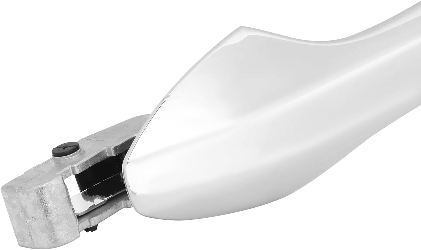 DNA MOTORING Rear Left Outer Door Handle Compatible with 07-12 Acura RDX, Chrome, OEM-DHO-01032