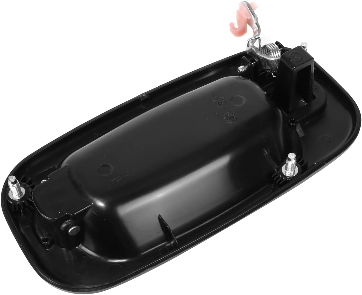DNA MOTORING OEM-DHO-00442 Front Right Side Door Pull Handle Compatible with 04-06 Escalade/Silverado/Sierra, 00-06 Suburban/Tahoe/Yukon, Smooth Black