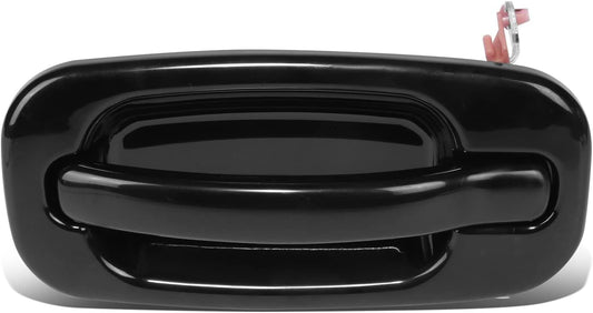 DNA MOTORING OEM-DHO-00442 Front Right Side Door Pull Handle Compatible with 04-06 Escalade/Silverado/Sierra, 00-06 Suburban/Tahoe/Yukon, Smooth Black