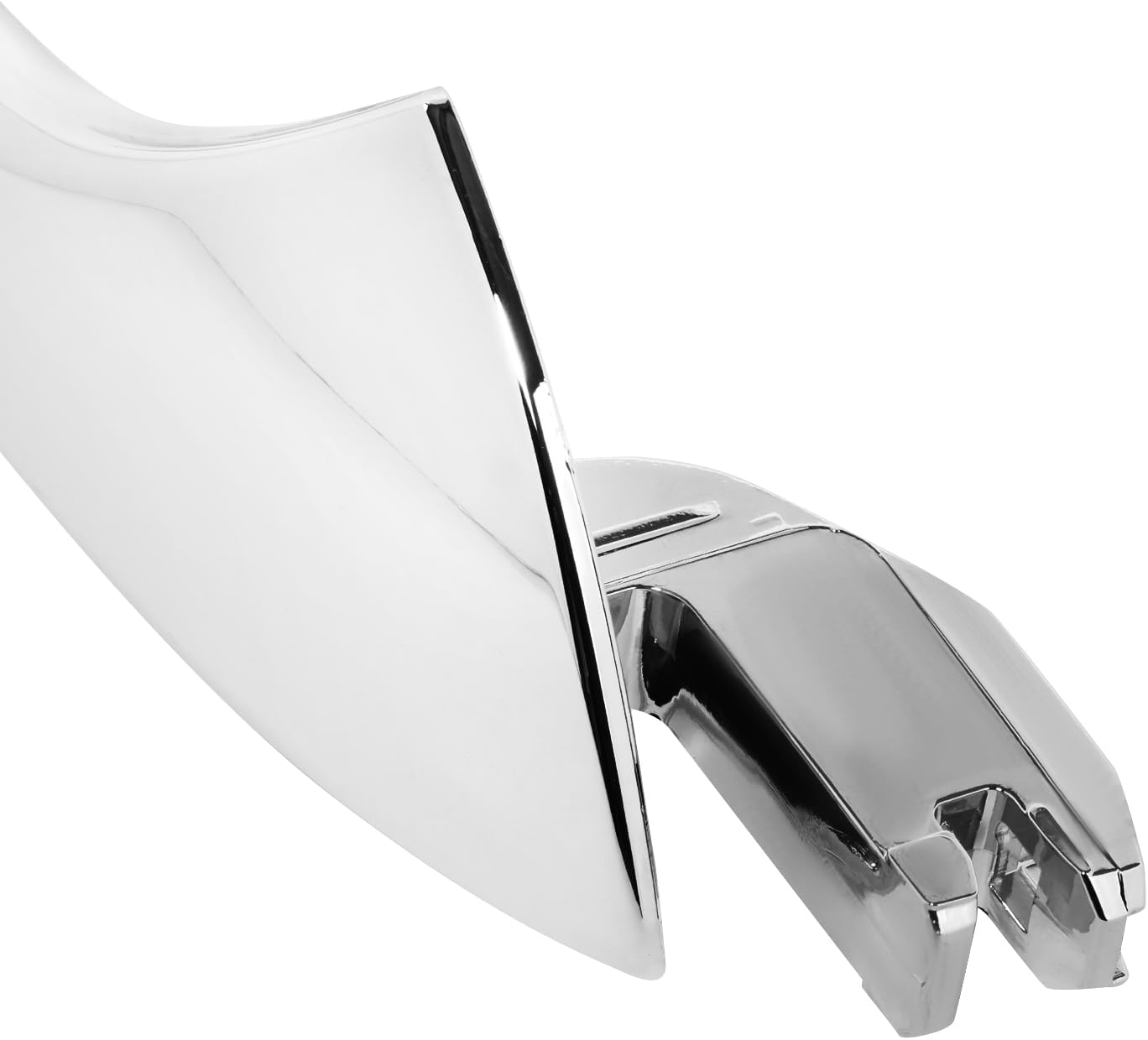 DNA MOTORING Front, Rear Right Outer Door Handle Compatible with 08-12 Honda Accord,w/o Keyhole, Chrome, OEM-DHO-01095