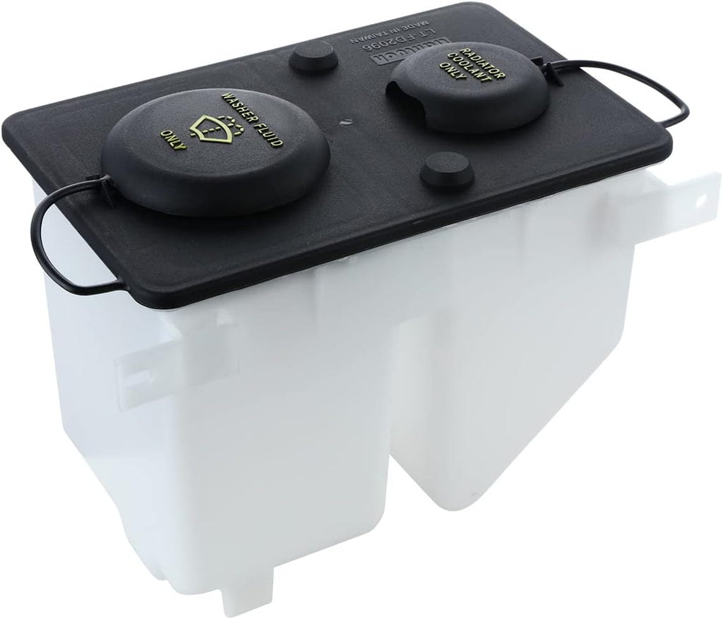 DNA MOTORING OEM-RT-FO1288171 Combination Coolant Overflow Reservoir Tank w/Caps, Hose and Pump Compatible with 87-96 Ford Bronco / 91-94 Explorer / 88-97 F Super Duty / 87-97 F-150 F-250 F-350