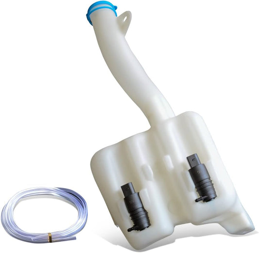DNA Motoring OEM-WT-HO1288180 Factory Style Windshield Washer Fluid Reservoir w/Cap Pump & Sensor Compatible with 2012-2014 Pilot
