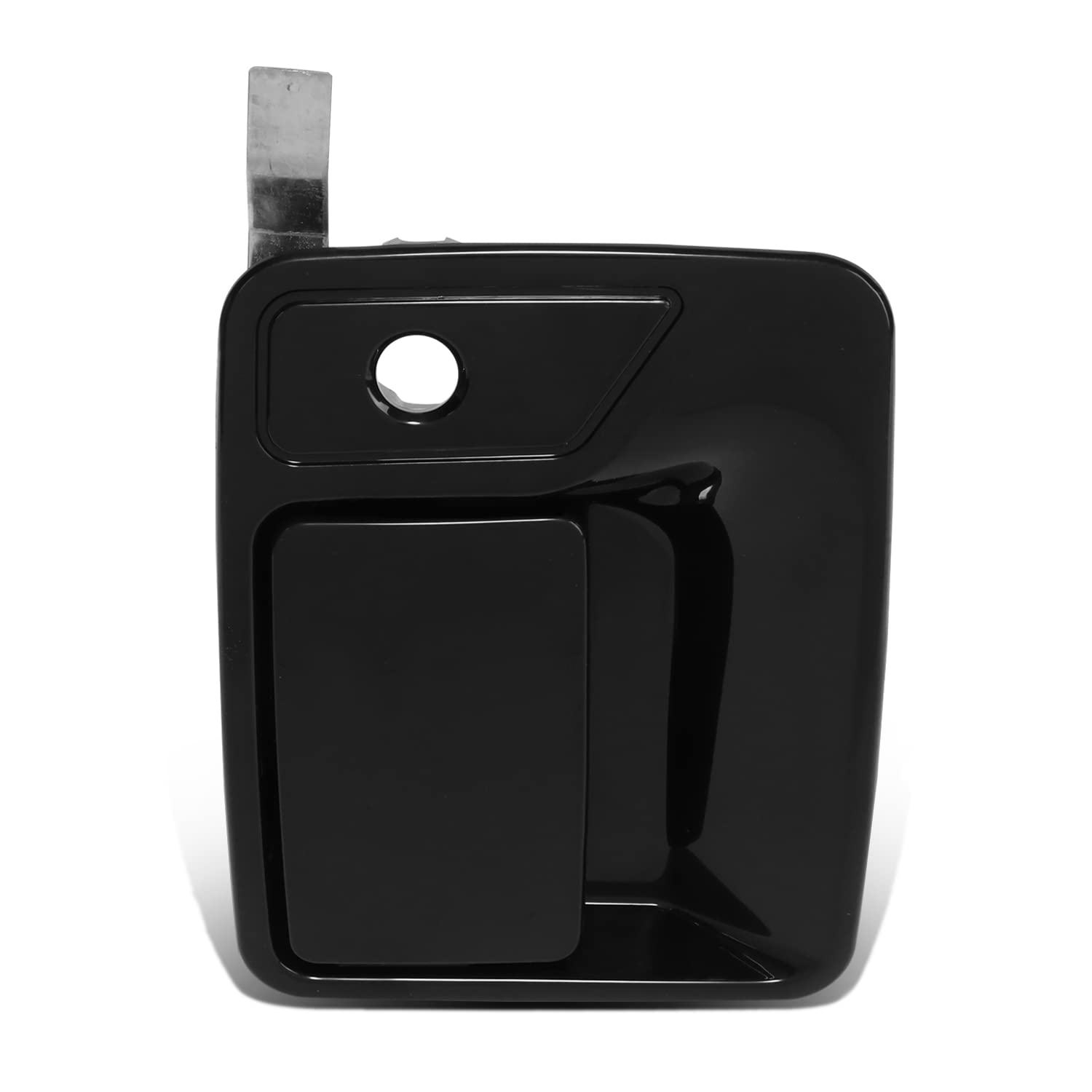 DNA MOTORING OEM-DHO-00952 Tirador de puerta lateral trasera izquierda compatible con F-250 / F-350 / F-450 / F-550 / F-550 1999-2016 Super Duty se adapta a modelos de cabina doble con paquete
