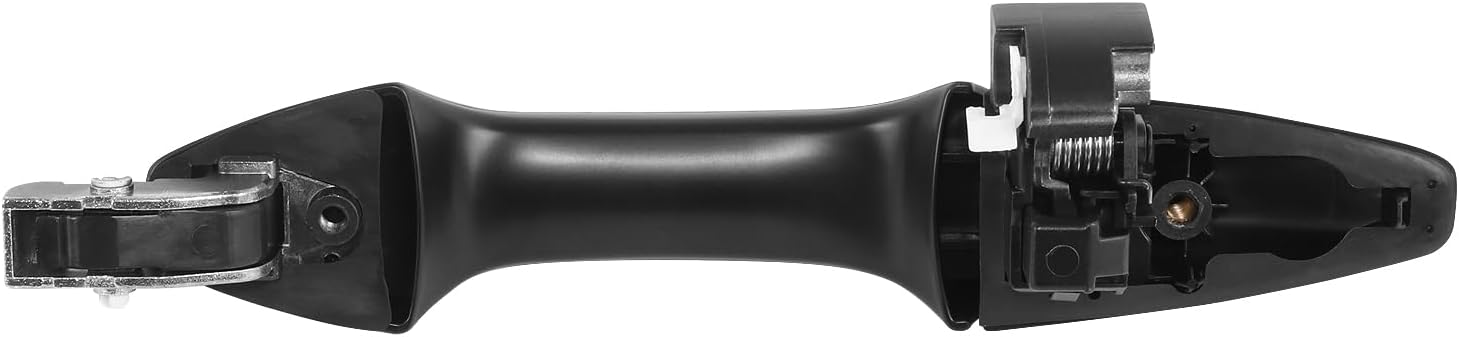 DNA MOTORING Front Right Outer Door Handle Compatible with 07-11 Honda CR-V, W/O Key Hole, Primed Black, OEM-DHO-01117, 72140SWAA01