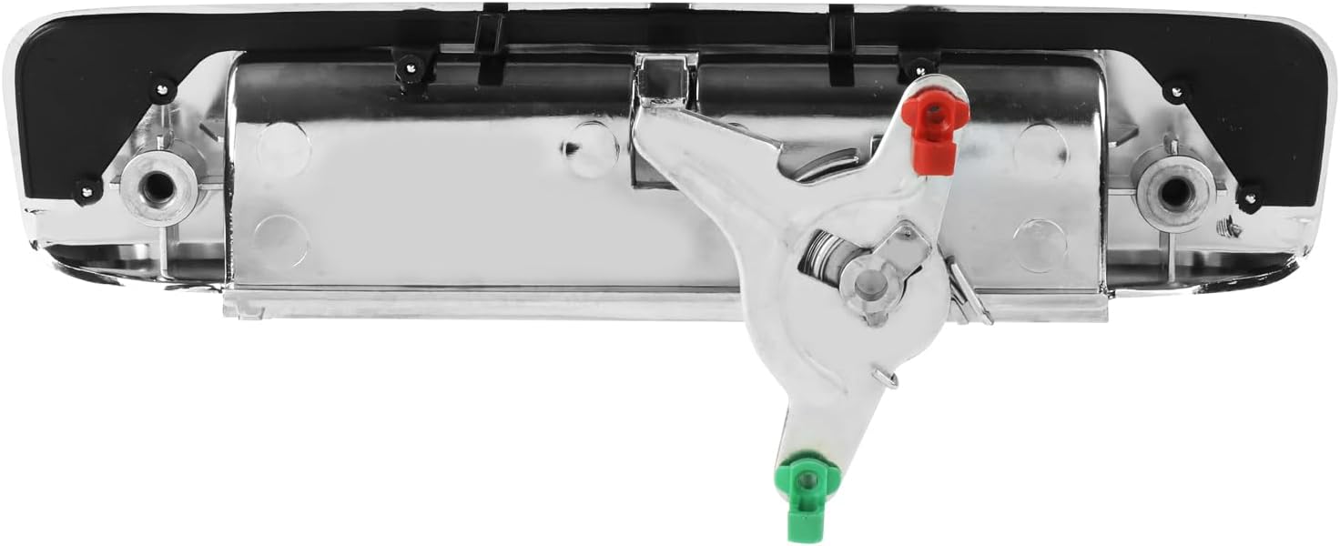 DNA MOTORING Rear Outer Tail Gate Handle Compatible with 05-08 Toyota Tacoma w/o Camera Hole,Chrome, THO-PF-00061
